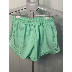 Nike Dri FIT Running Shorts‎ Women's Medium Mint Green Athletic Gym Workout
